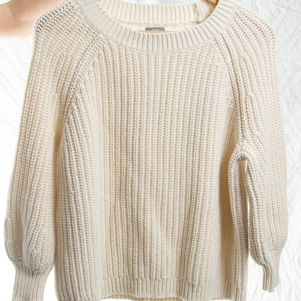 Aeire American Eagle cream sweater